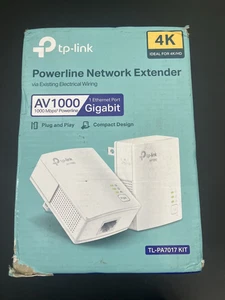 Kit adaptateur Ethernet CPL TP-Link AV1000 TL-PA7017 Gigabit Plug Play - Photo 1/4