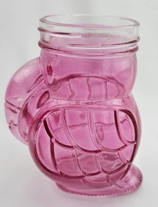 Tarro de albañil de vidrio tucán rosa - Fiesta de verano en la piscina para pájaros - Imagen 1 de 10