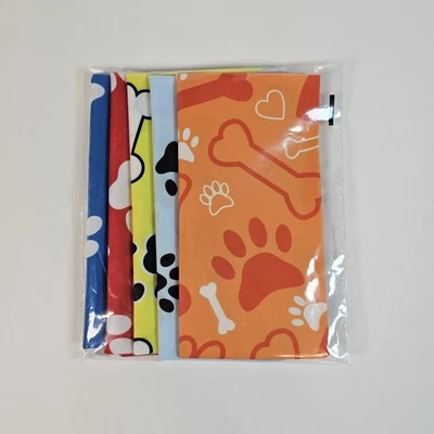 Tie On Dog Bandana/Scarf Pack Of 5 Small To Medium Dog 25x17x17 - Image 1 of 4
