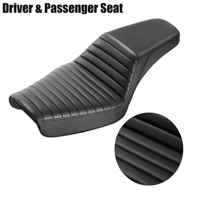 Fit For Harley Dyna Low Rider Super Glide 1996-2003 Rider Driver Passenger Seat  — 第 1/4 张图片