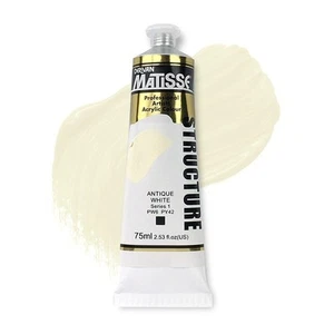 Antique White S1 - 75ml Derivan Matisse Fine Artist Structure Paint - Picture 1 of 2