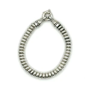 Lagos Silber Scheibe Armband 7 Zoll - Bild 1 von 8