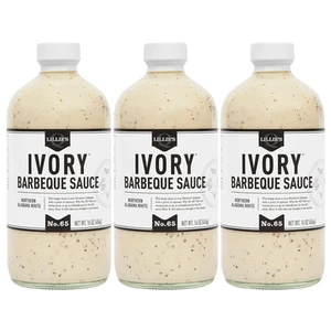 - Ivory Barbeque Sauce, Gourmet BBQ Sauce, Tangy White BBQ Sauce, Sugar-Free Sau - Picture 1 of 6
