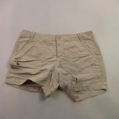 North Face Shorts Womens 10 Lightweight Outdoors Beige Chino Pockets - Image 1 of 4