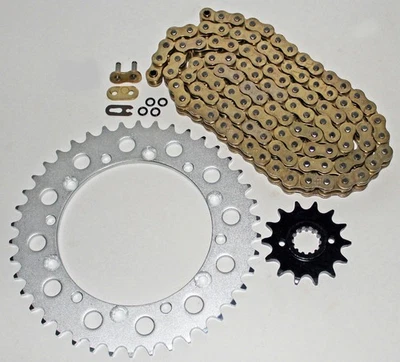 Kawasaki KLX250 250 2006-07, 2009-12 oro junta tórica cadena y piñón 13/39 106L Foto 1 de 4