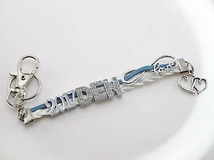 AMOR PERSONALIZADO∞ LLAVERO 2 tonos y teléfono celular 3,5 mm ENCHUFE ANTIPOLVO estrás - Imagen 1 de 6