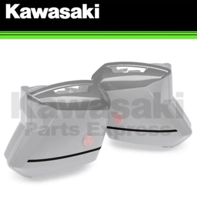 NUEVO 2021 Y 2024-2025 KAWASAKI NINJA1000SX KQR 28 LTR JUEGO DE MOLDURAS ALFORJAS NEGRO Foto 1 de 4