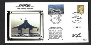 CONCORDE, EDICIÓN FIRMADA PILOTO, 35 ANIVERSARIO, CAPT AJ Mac FARLANE FIRMADO. - Imagen 1 de 1