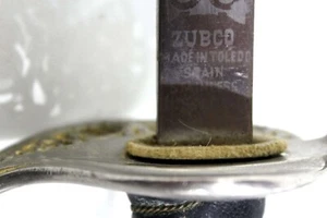 Original USMC NCO Sword & Scabbard by ZUBCO in Toledo Spain, CIRCA 1981. (7-81) - Picture 1 of 7