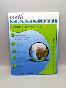 Math Mammoth Grade 1 Color Book 1-B Worktext Homeschool Education NEW - Picture 1 of 3