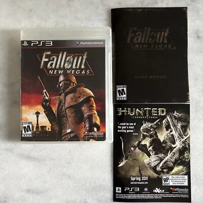 Fallout: New Vegas (Sony PlayStation 3, 2010) CIB Tested Works Manual - Image 1 of 3
