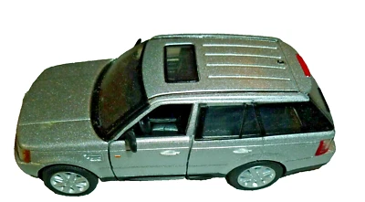 Vintage Range Rover Sport Kinsmart Diecast 1:38 Silver Pullback SUV CAR Toy - Image 1 of 4