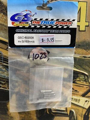 GS Racing GSC-602008 针 3x16.8 毫米 {5 件} NewInPack 美国发货 — 第 1/4 张图片