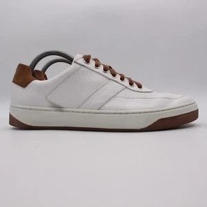 Peter Millar Vantage Men's Size 9 M Pebble Grain Sneakers Casual Shoes Leather - Picture 1 of 10