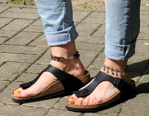 BIRKENSTOCK Gizeh schwarz Black 0043691 Birko Flor normale Weite - Bild 1 von 11