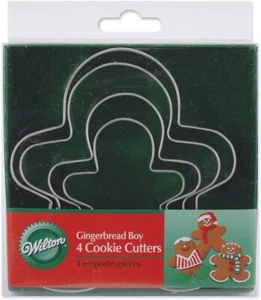 Wilton Metal Boy Cookie Cutter Set of 4 - Picture 1 of 1