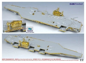 Five Star FS-700155 1/700 Theodore Roosevelt CVN-71 2006 Photo Etches (Trumpeter - Bild 1 von 23