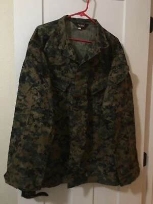 3 PC - TRU-SPEC Camouflage Uniform Size XL LONG Pants-Shirt And Hat 7 3/4 - Image 1 of 4