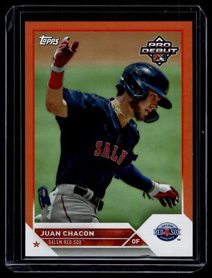 Juan Chacon 2023 Topps Pro Debut Orange Foil Card 13/25 #PD-31 - Image 1 of 2