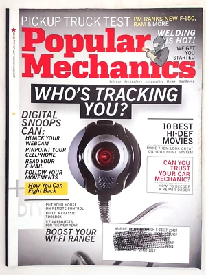 2009 Popular Mechanics Magazine January Who's Tracking You? Boost Your Wi-Fi - Image 1 of 2
