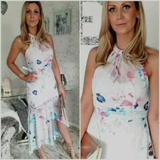 lipsy scarlet print chiffon maxi dress