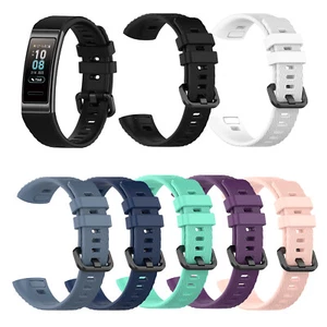Sport Silicone Watch Strap for Huawei Band 3/3Pro/4Pro Wristband Replacement UK - Picture 1 of 21