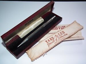 Superb Yard O Led 1954 Sterling Silver Johnson Mathey &Co Pencil Box & Papers
