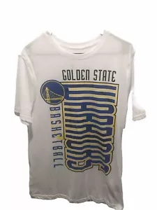 NBA Golden State Warriors T Shirt Graphic Short Sleeve Mens Size Small White - Picture 1 of 7