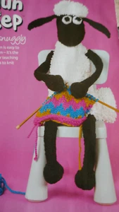 Knitting Pattern Lovely Large Shaun The Sheep Toy In Chunky- 40ins tall - Picture 1 of 1