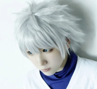 Anime Cosplay Hunter×Hunter Killua Zoldyck Hairpiece Wig Accessory Short Wig  - Image 1 of 4