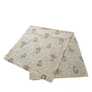 Vintage Holly Hobbie full size lenzuolo piatto mussola JCPenney 79 x 90" 1976 cottage - Foto 1 di 6