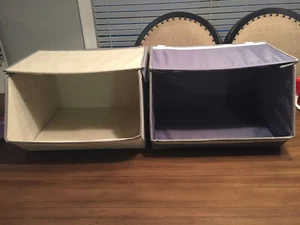 Stackable Bins Cubes with Lids Storage Organizers - Picture 1 of 1
