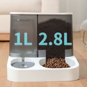 Automatic Pet Feeder Cat Dog Drinking Water Dry And Wet Large Capacity Dispenser