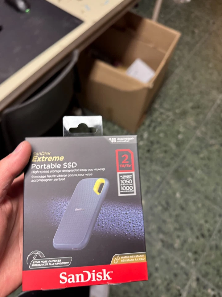 SanDisk Extreme Portable SSD 1TB - Blitzversand✅✅ - Bild 1 von 1