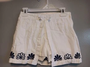 Gymboree, Girls size 7 skirt/skort, woven 100% cotton, with embroidery at hem - Picture 1 of 4
