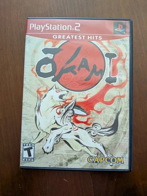 Okami (PlayStation 2, 2006) PS2 CIB Complete w/ Manual - Tested & Working - Image 1 of 4