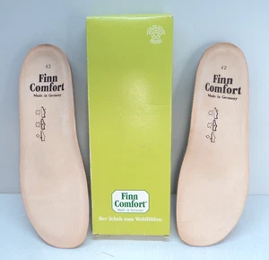 Plantillas de repuesto FINN COMFORT 8543 PLANAS SUAVES talla 42 plantilla Alemania NUEVO - Imagen 1 de 2