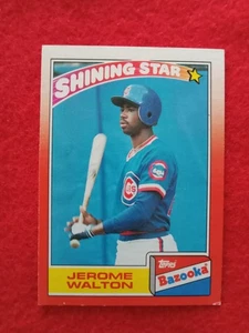 1990 Topps Bazooka Baseballkarte #29 von 22 SHINING STAR JEROME WALTON Cubs - Bild 1 von 2