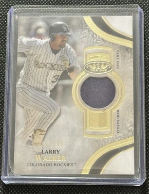 Larry Walker 2021 Topps Tier One Jersey Relic Patch Card  287/399 Rockies - Image 1 of 2