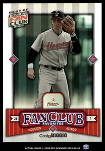 2002 Donruss Fan Club #265 Craig Biggio #/2025 quasi nuovo - Foto 1 di 2