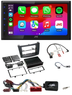 JVC Bluetooth USB Lenkrad 2DIN DAB Autoradio für Mazda 3 2010-2015 aktiv - Bild 1 von 4