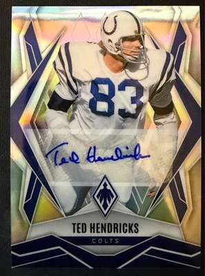 2025 Panini Phoenix Ted Hendricks Silver Auto 94/199 Indianapolis Colts - Image 1 of 2