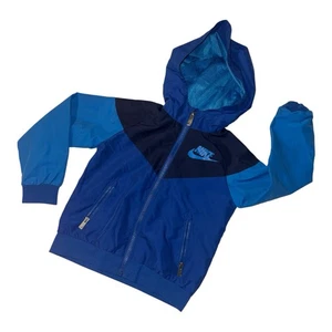 🔥 Nike Unisex Youth Kids Zip Up Windbreaker Hoody Jacket Size 4 / XS 🔥 - Picture 1 of 3