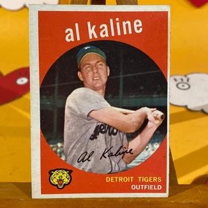 Vintage 1959 Topps Detroit Tigers HOF’er Al Kaline Baseballkarte #360 - Bild 1 von 2