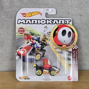 NEW Mattel GRN25 Hot Wheels Mario Kart 1:64 SHY GUY Standard Kart Diecast Car - Picture 1 of 4