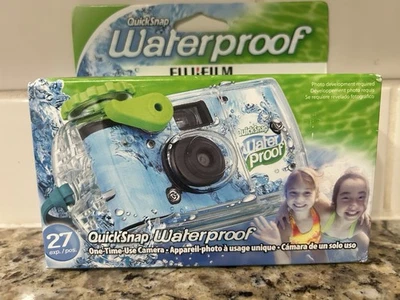 FUJIFILM QUICKSNAP WATERPROOF 25EXP/POS BRAND NEW ONE USE CAMERA - Image 1 of 3