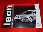 SEAT Leon 1M1 "Genio" Model specjalny Prospekt Brochure Deplint Folleto z 2004 roku