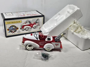 Conoco Pedal Cars 1940 Gendron Tow Truck Bank 1999 Unused in Box - Picture 1 of 12