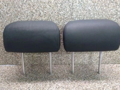 04 05 06 07 Bmw 525xi E60 Rear Headrest Set Leather Rear Headrests OEM - Image 1 of 4