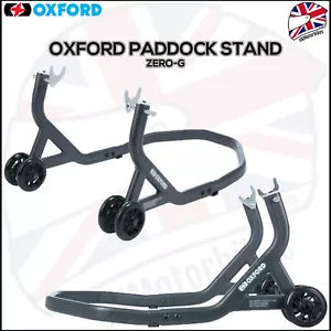 Oxford ZERO-G Rear Motorcycle Paddock Stand Universal Motorbike Heavy Duty Steel - Picture 1 of 9